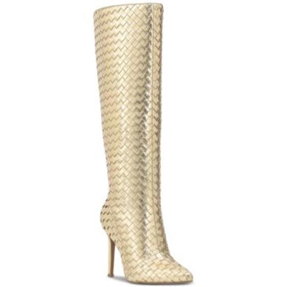 Shoes - Size 7 - INC Gold Woven boot - NWT - RETAILS $229.50